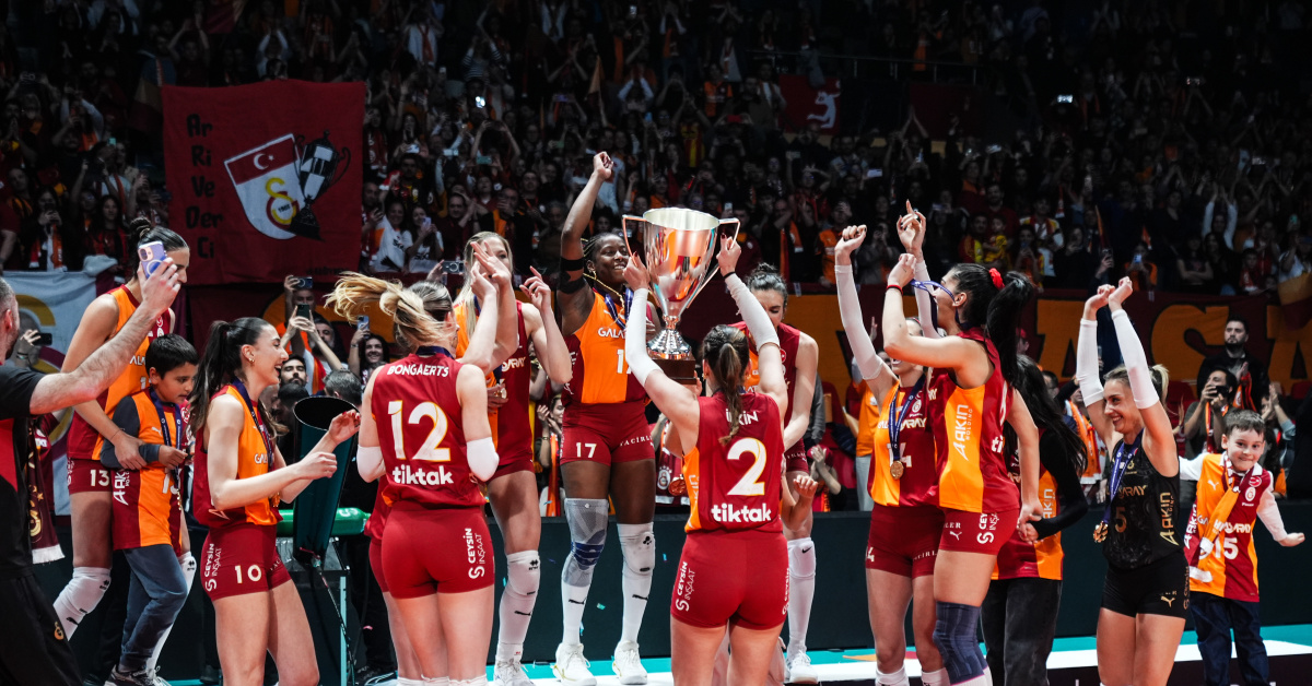 Galatasaray CEV Kupası şampiyon oldu