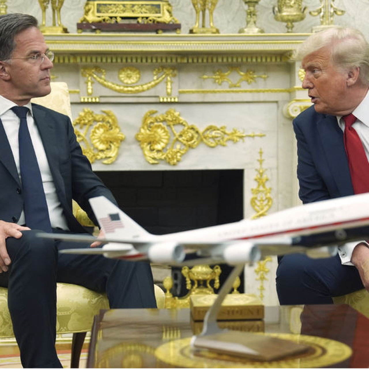 Donald Trump, Mark Rutte ile görüştü