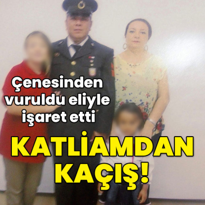 Çenesinden vuruldu eliyle işaret etti! Katliamdan kaçış!