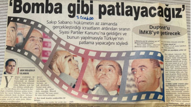 "Bomba gibi patlayacağız": Sakıp Sabancı'nın dinamizmi