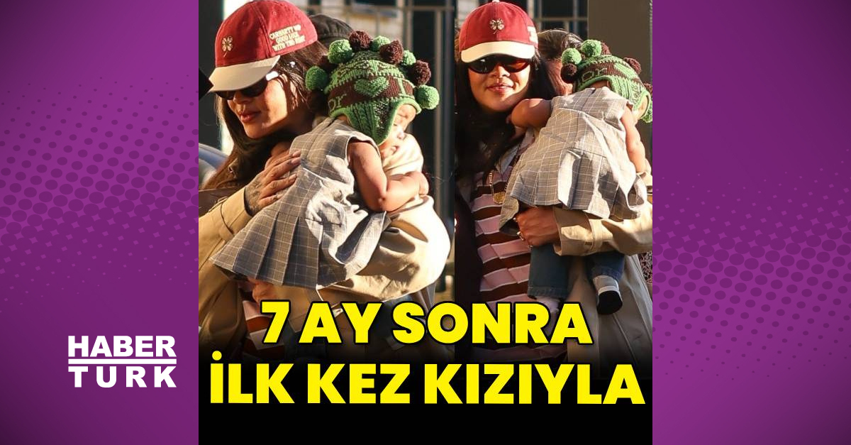 Rihanna ve Kızı İlk Kez Dışarıda Görünüyor