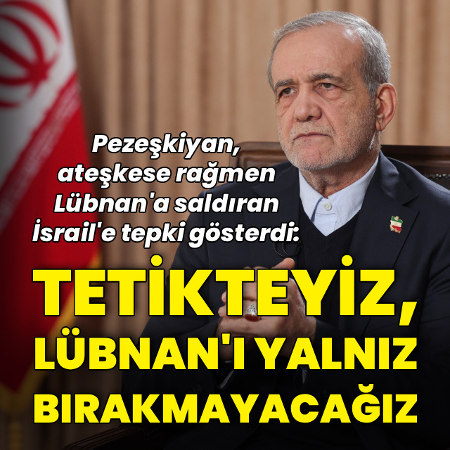 İran: Parmaklarımız tetikte, Lübnan'ı yalnız bırakmayacağız