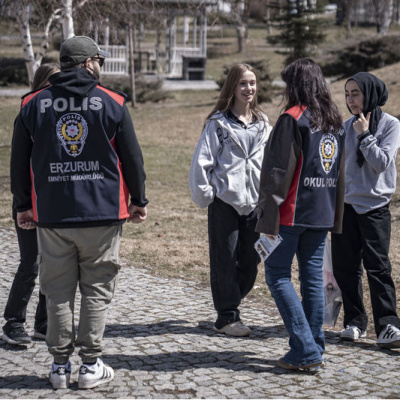 Erzurum'da okullar "veli polisler" ile daha güvenli