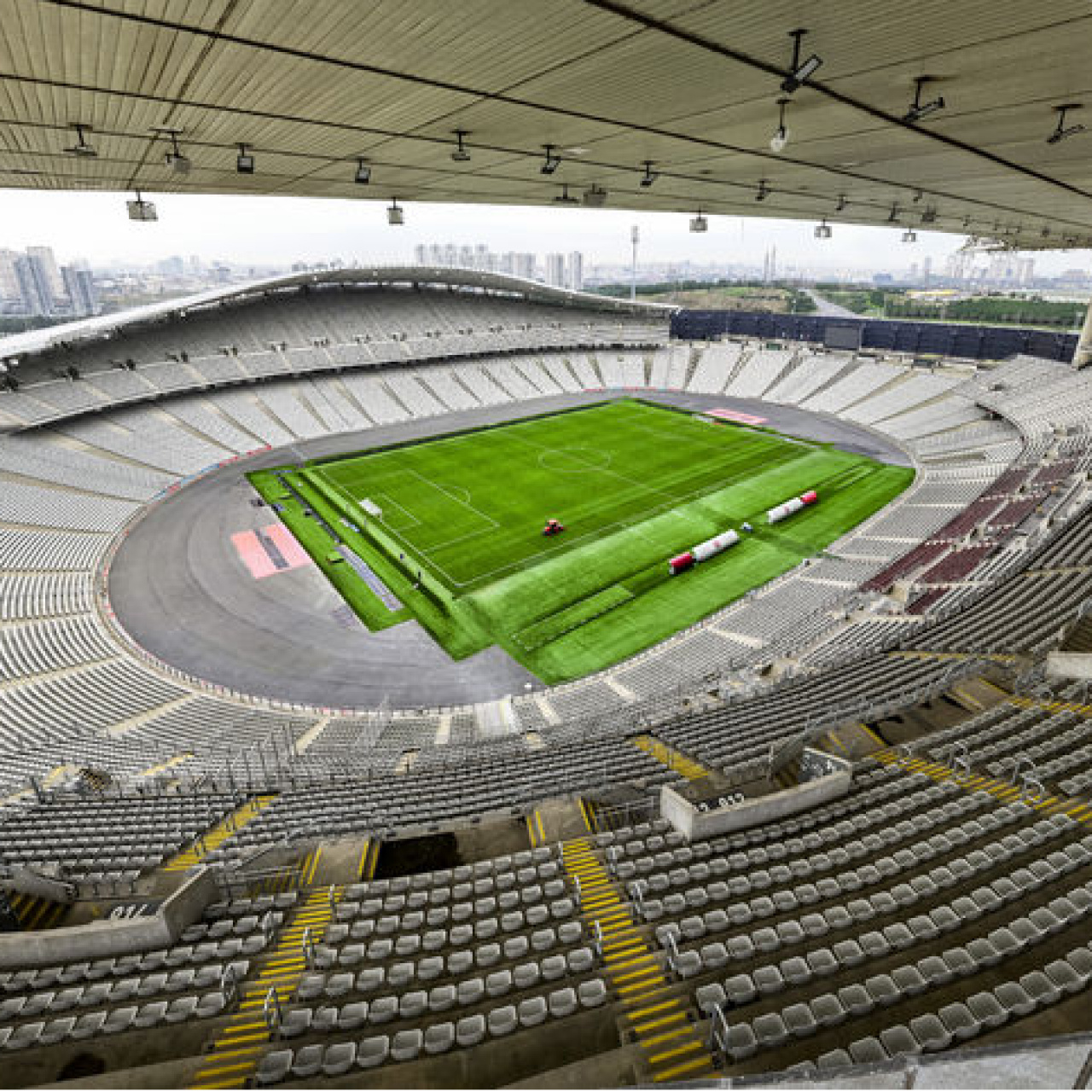 Süper Lig statları havadan görüntülendi!