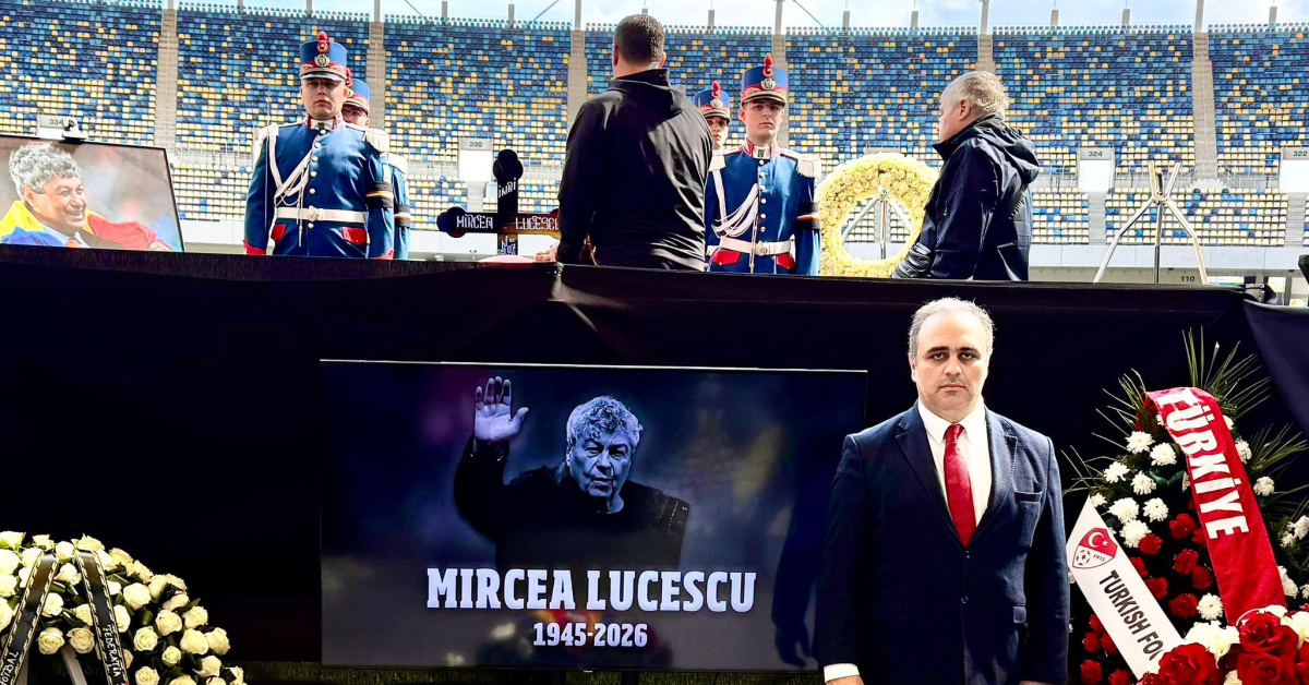 Ural Aküzüm, Lucescu cenazesine katıldı