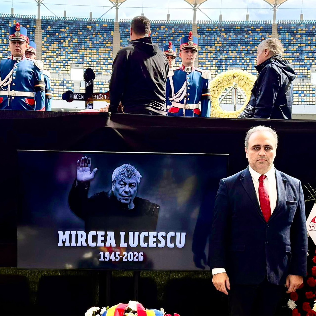 Ural Aküzüm, Lucescu'nun cenaze ve anma törenlerine katıldı