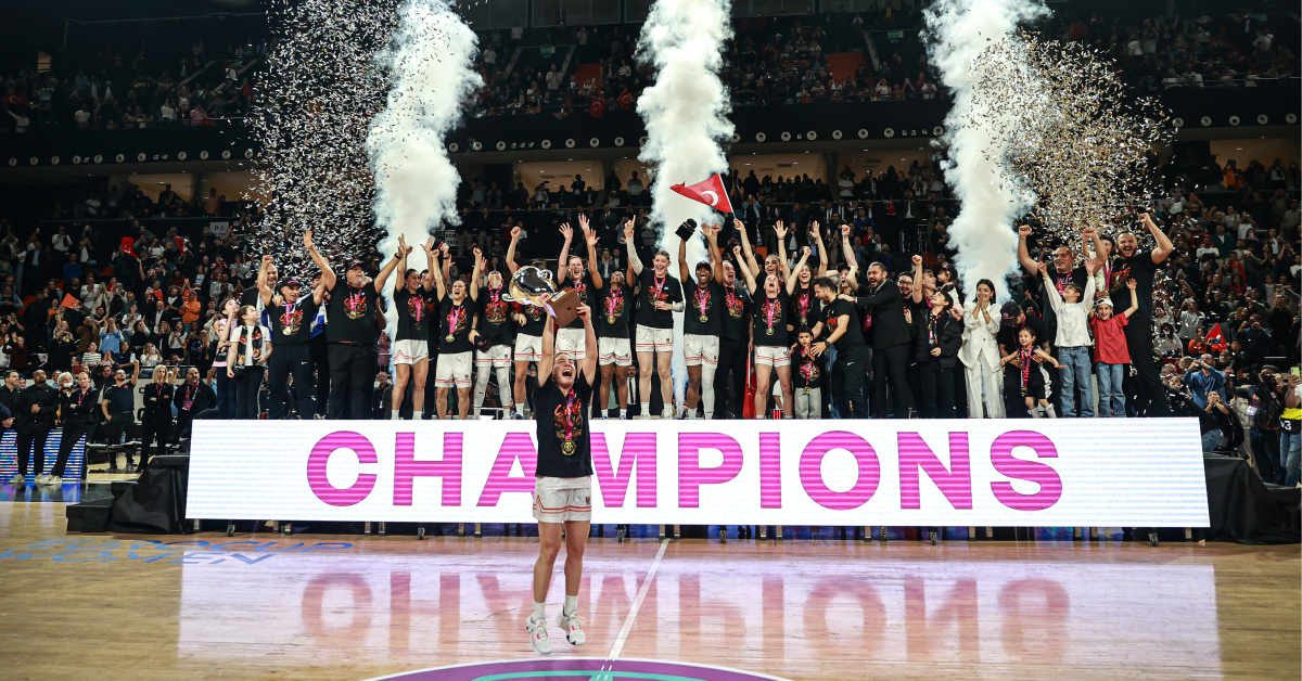 Çimsa ÇBK Mersin FIBA Avrupa Kupası Şampiyonluğunda