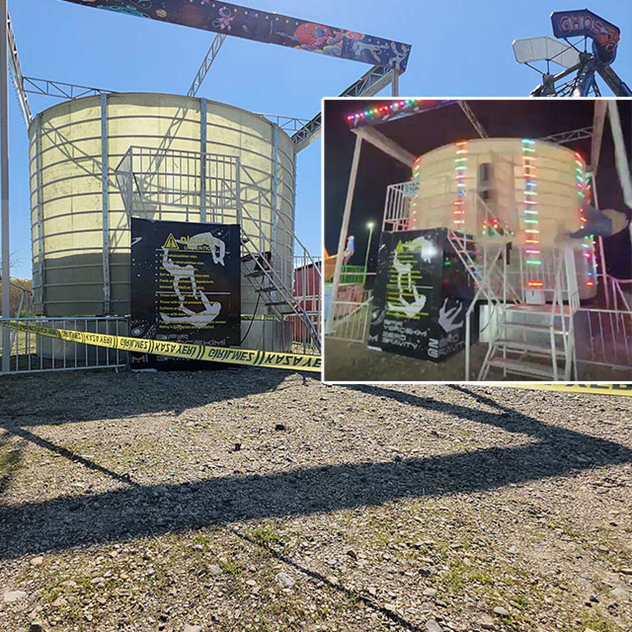 'Sıfır yer çekimi' sonu oldu... Lunaparkta ölüm kamerada!