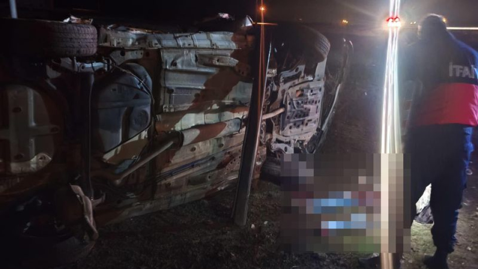 Otomobil şarampole devrildi: 1 ölü