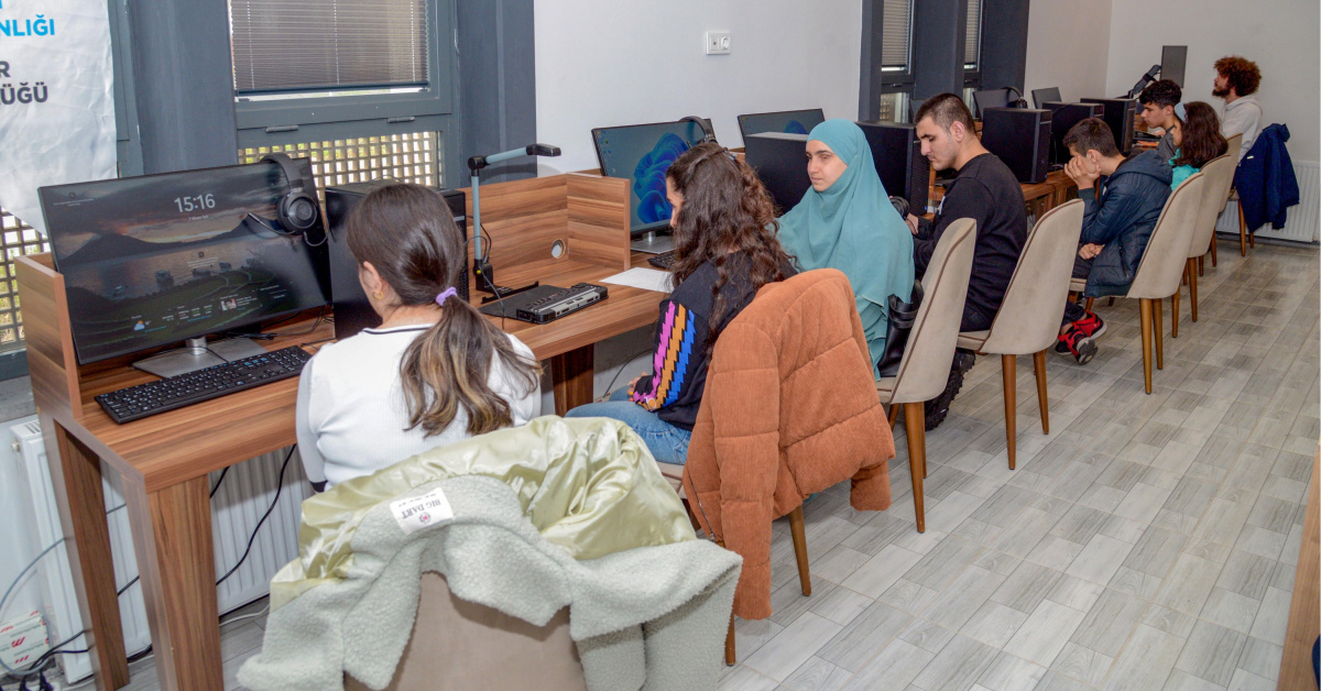 Diyarbakır'dayeni sesli kütüphane açıldı