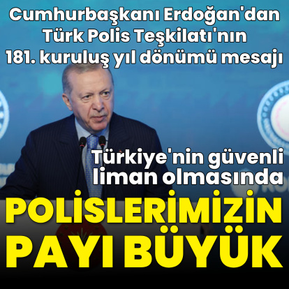 Polis Haftası'nı kutladı