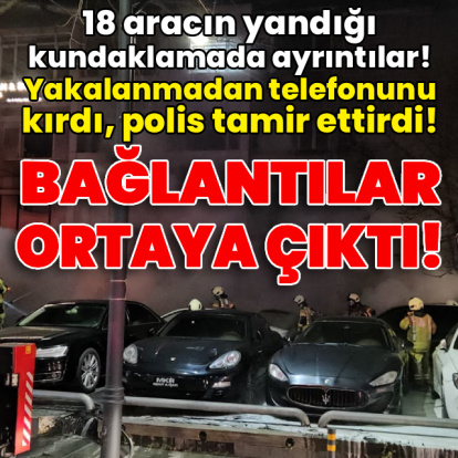 Yakalanmadan telefonunu kırdı! Polis tamir ettirdi!
