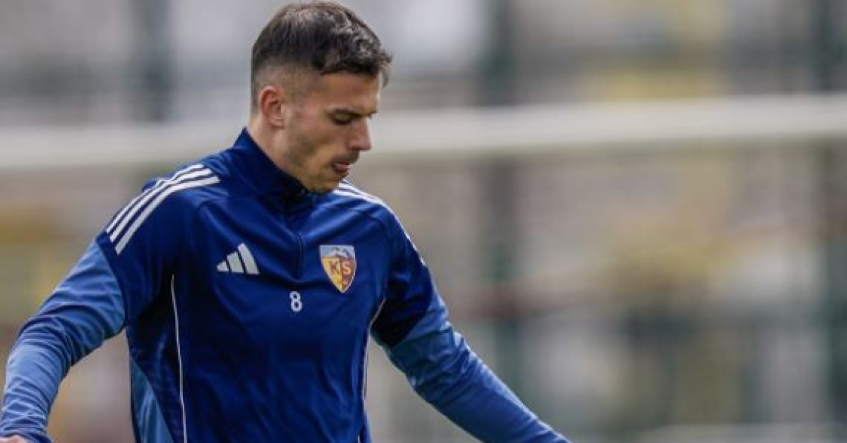 Kayserispor Fenerbahçe'yekarşı antrenman yapıyor