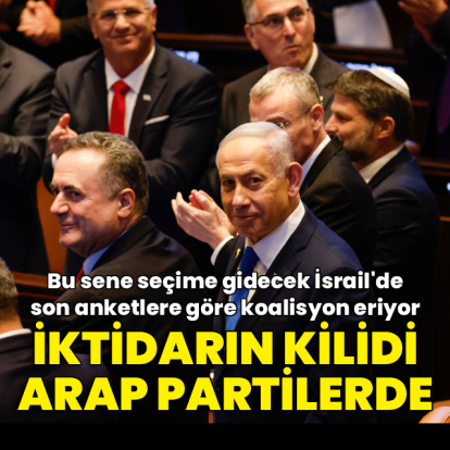 İsrail'de iktidarın kilidi Arap partisinde