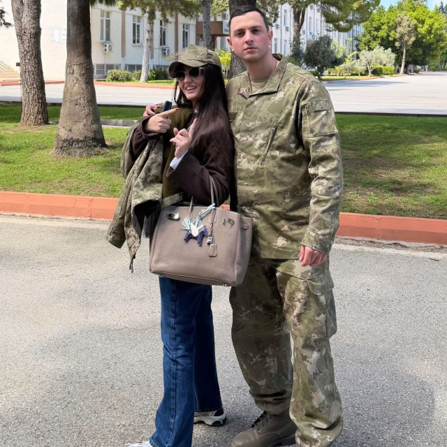 Sibel Can'ın oğlu asker oldu