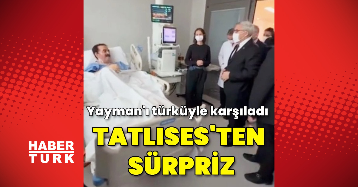 Tatlıses ziyaretine türküyle karşılık verdi