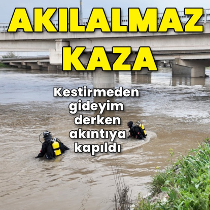 Kestirmeden gideyim derken kanala uçtu