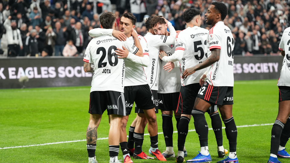 Gol düellosunda kazanan Beşiktaş!