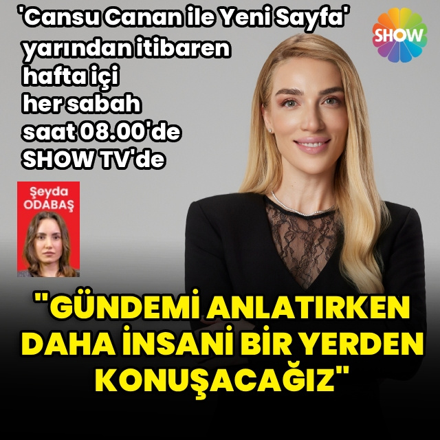 "Gündemi anlatırken daha insani bir yerden konuşacağız"
