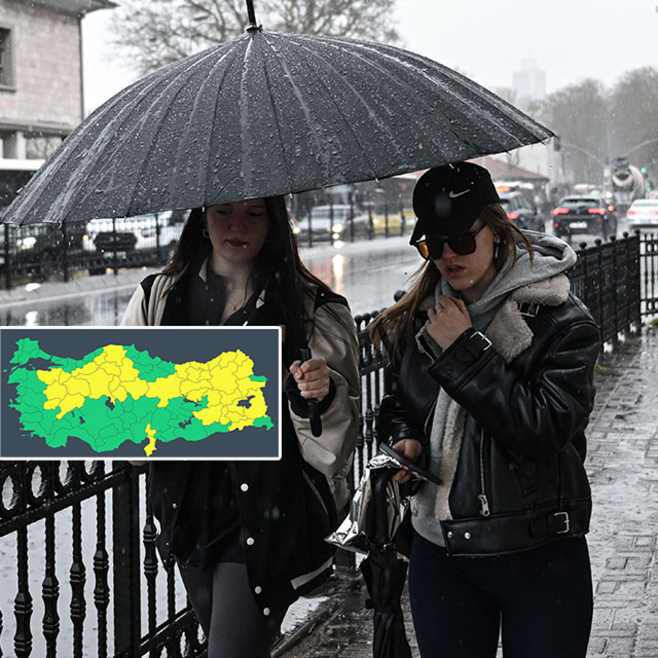 38 kent için "sarı" alarm... 6 bölgede yağış var!