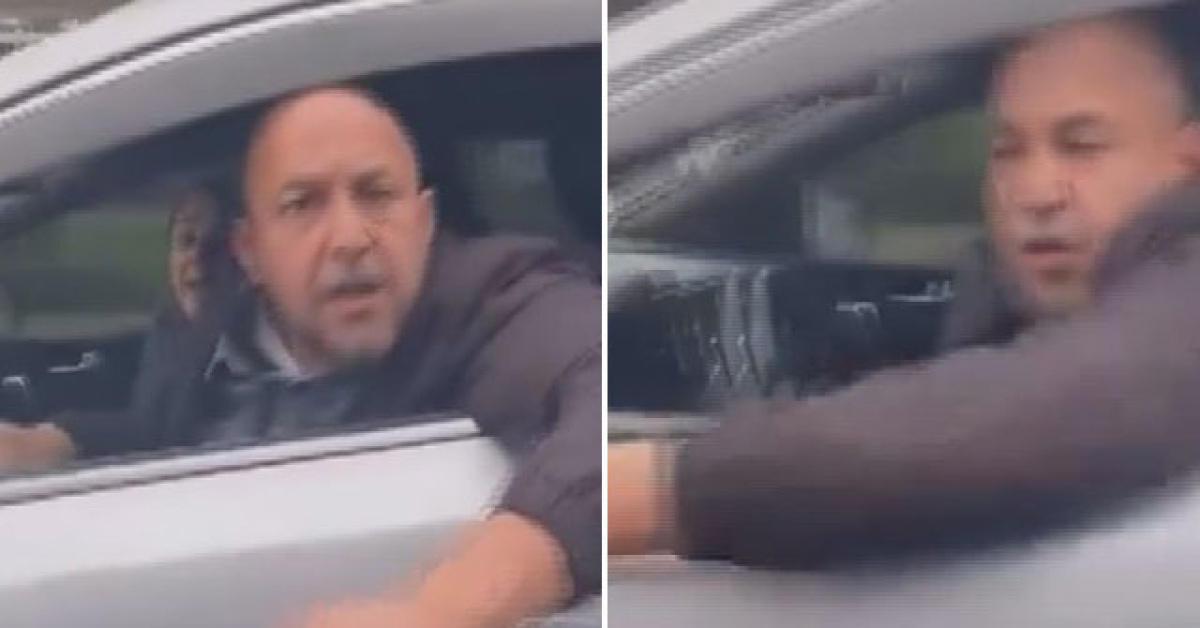 Aynasına vurdu! Çocuk var diye kavgaya girdi