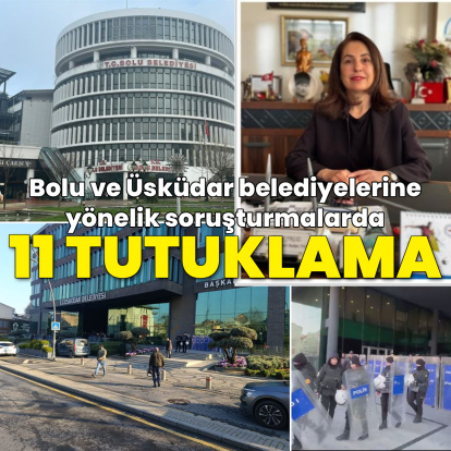 2 belediyede 11 tutuklama