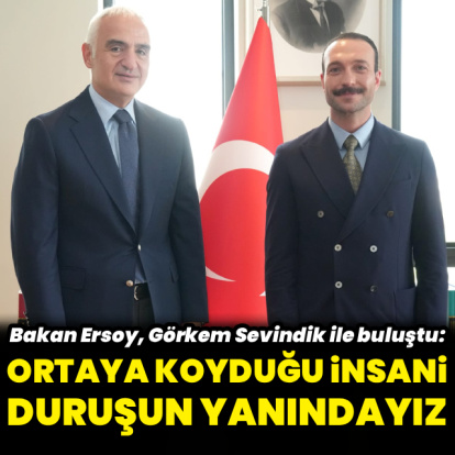 Bakan Ersoy'dan destek