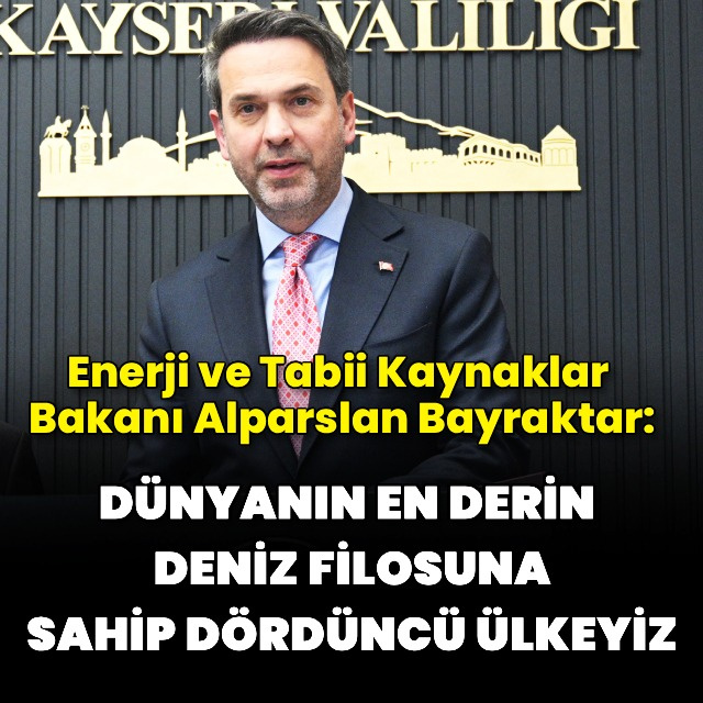 'Dünyanın 4. büyük deniz filosuna sahibiz'