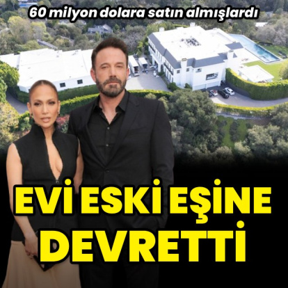 Evdeki hakkını eski eşine devretti