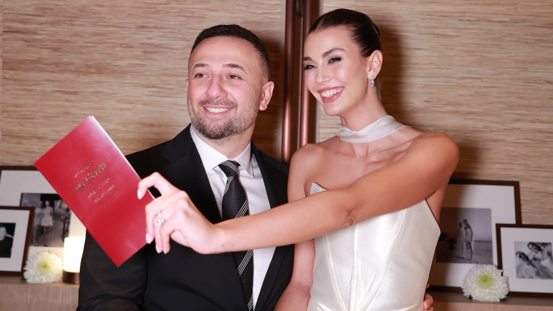Sezgi Sena Akay ile Erdinç Acar Evlilik Töreniyle Dünyaevine Girdi