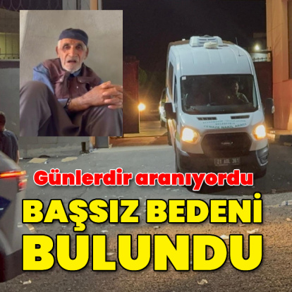 Başı olmayan beden bulundu!