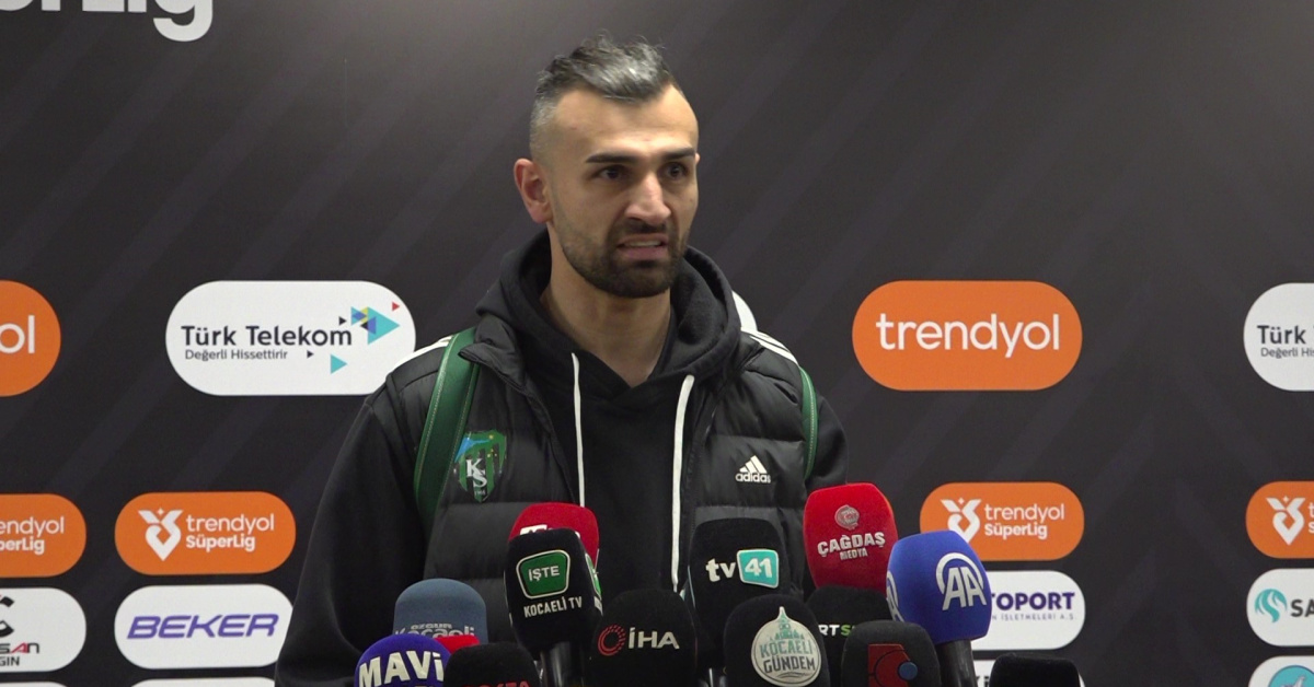 Kocaelispor kaptanı Serdar Dursun, Galatasaray maçı değerlendirir