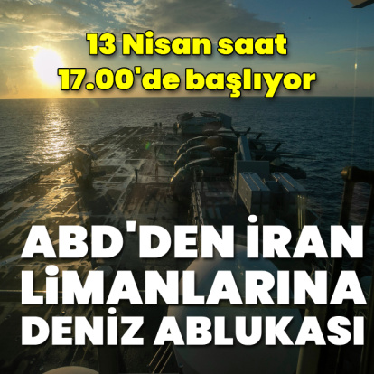 ABD'den İran limanlarına deniz ablukası