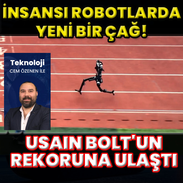 Çinli insansı robot Usain Bolt'un hızına ulaştı