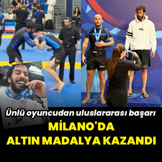 Ünlü oyuncu altın madalya kazandı