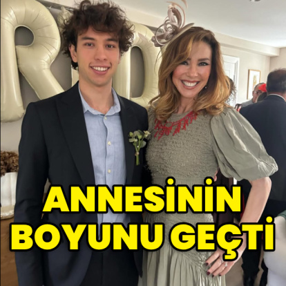 Annesinin boyunu geçti
