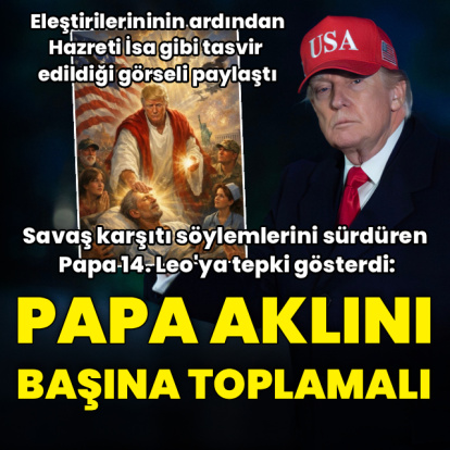 Trump'tan Papa'ya tepki