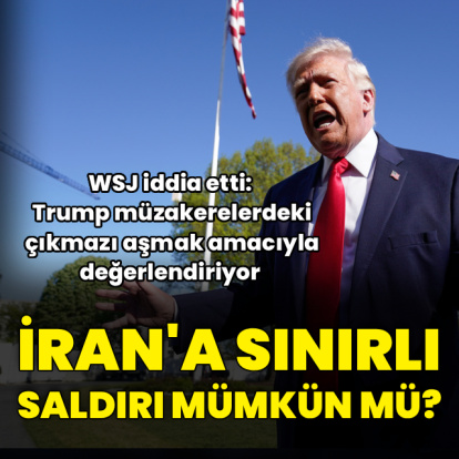WSJ: Trump İran'a sınırlı saldırıları değerlendiriyor