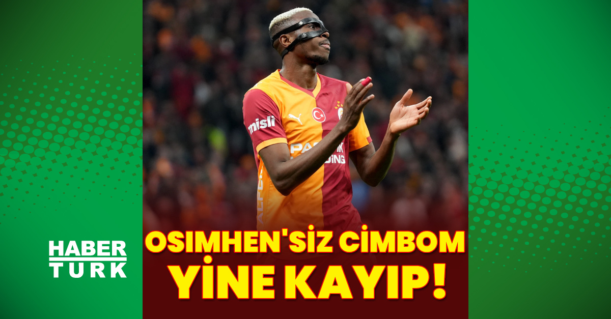 Osimhen'liolmayan Galatasaray 1-1 Kocaelispor berabere kaldı