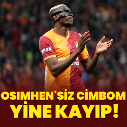 Galatasaray, Osimhen'siz yine puan kaybetti!