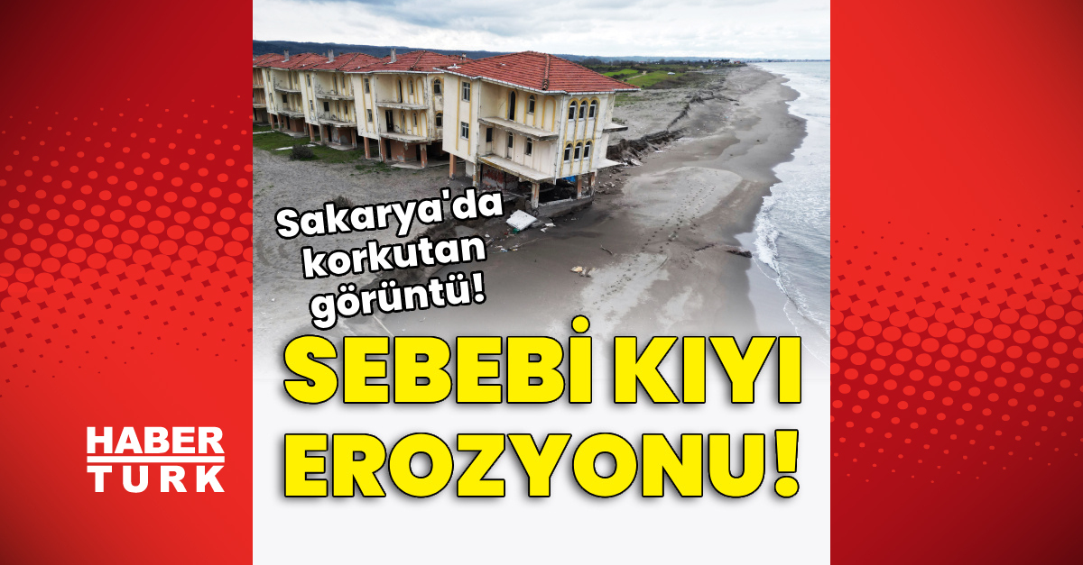 Sakarya'dakıyı erozyonun etkileri! Eski tatil köyü tehlike altında