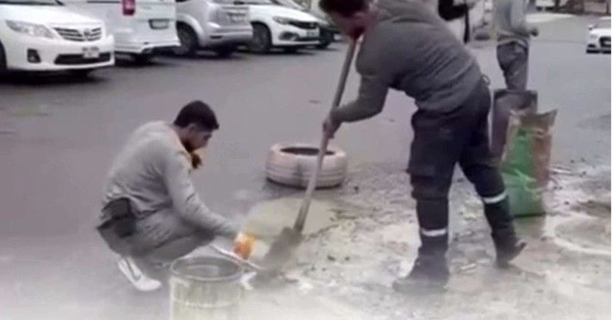 Batman'da Esnaf Çukurları Kapatıyor