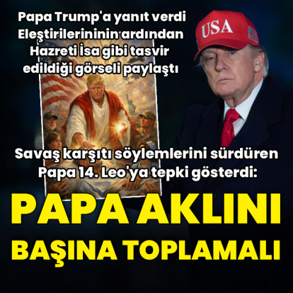 Trump'tan Papa'ya tepki