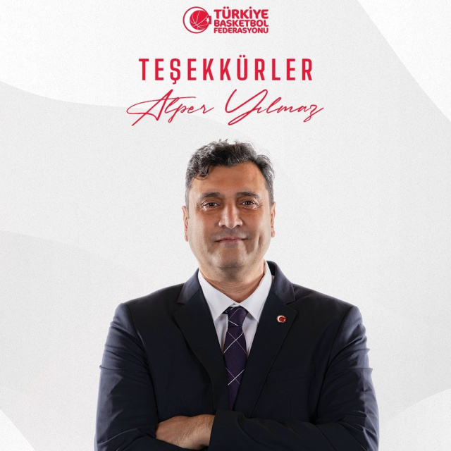 TBF'den Alper Yılmaz'a teşekkür mesajı