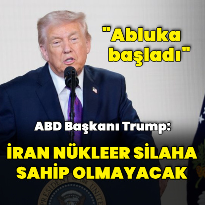 ABD Başkanı Trump'tan açıklamalar