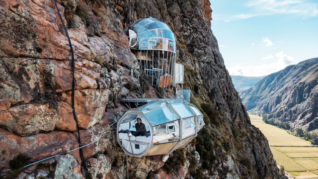 Cazibe merkezi küçük kapsül oteller