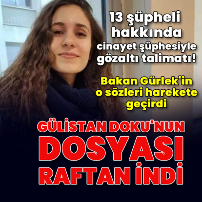 Gülistan Doku'nun dosyası raftan indi