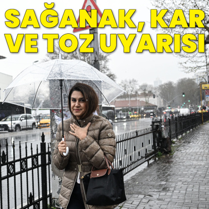 Yağmur, kar ve toz taşınımı uyarıları