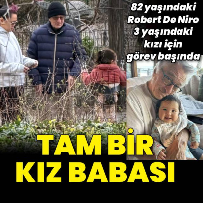 3 yaşındaki kızı için görev başında