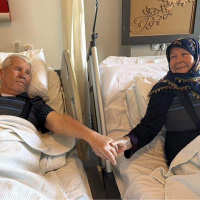 46 yıllık çift, evlilik yıl dönümlerinde birlikte kalp ameliyatı oldu